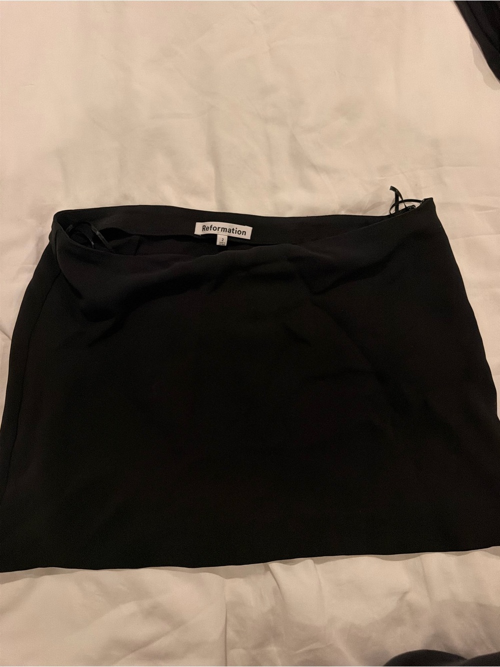 Carla Low Waist Mini Skirt Reformation